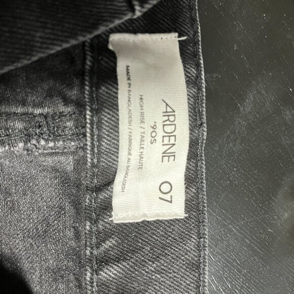 Ardene '90S High Rise Black Ripped Jeans - Picture 3 of 4